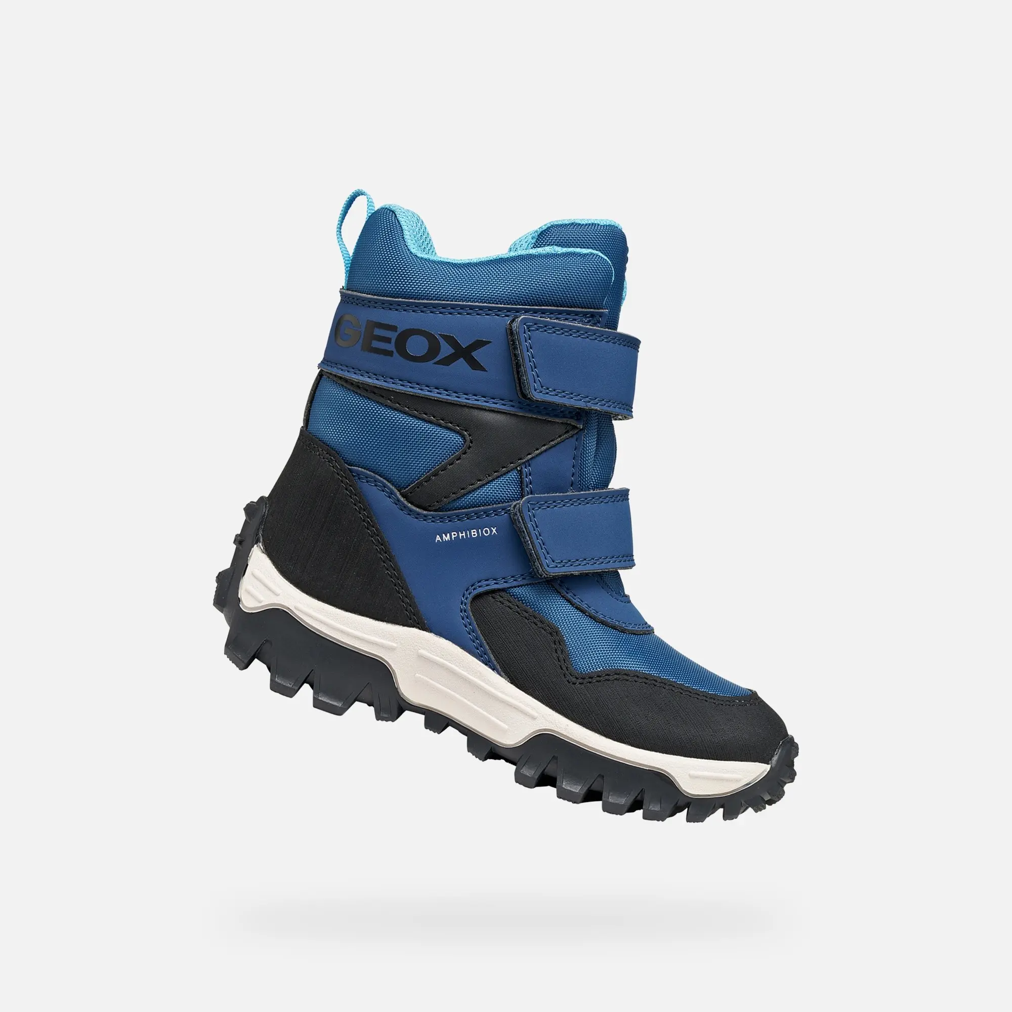 Modré zimní chlapecké holínky Geox Himalaya B ABX
