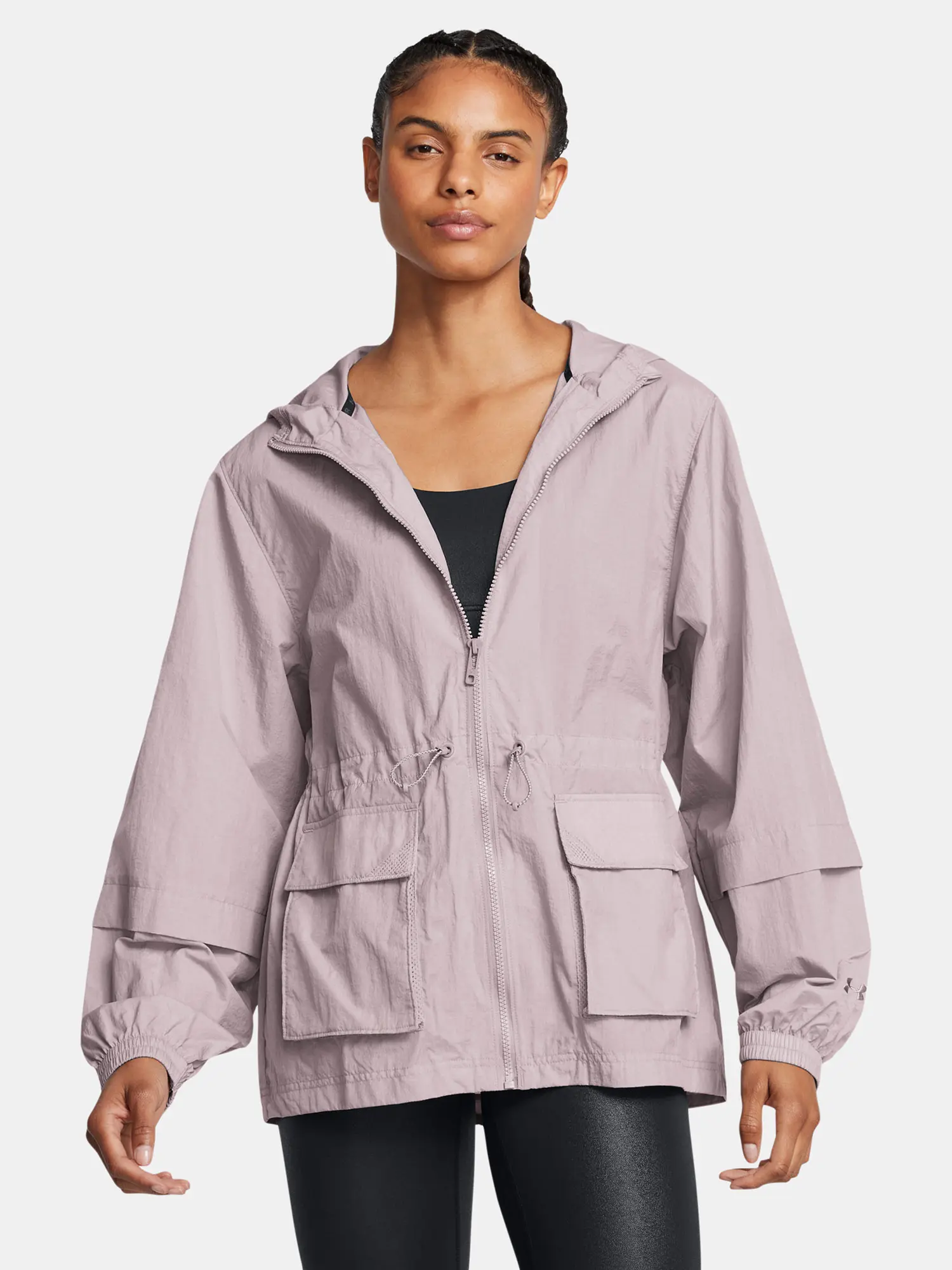 Under Armour Dámská bunda Crinkle Woven Jacket - Dámské