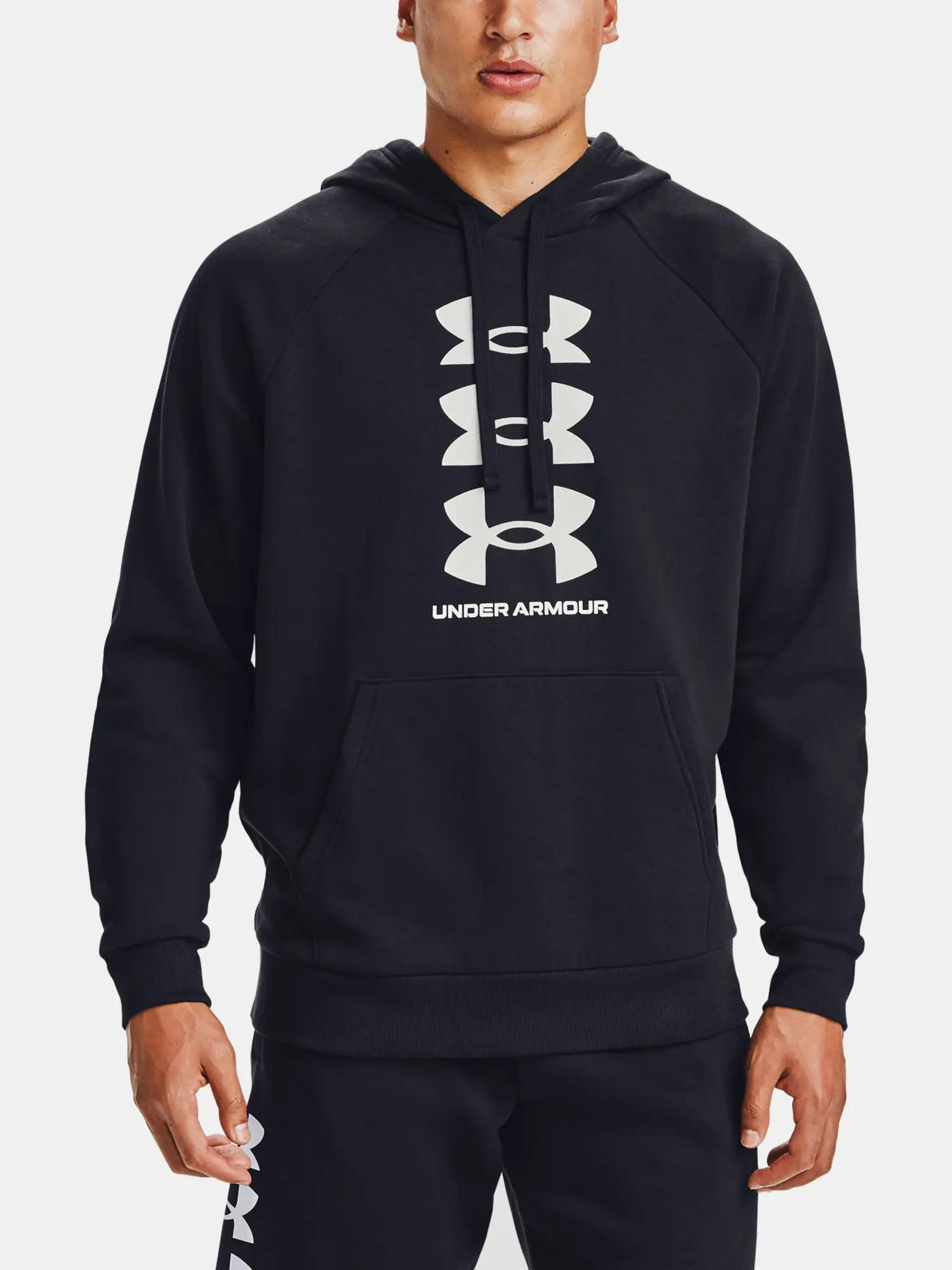 Under Armour Mikina UA Rival Flc Multilogo HD-BLK