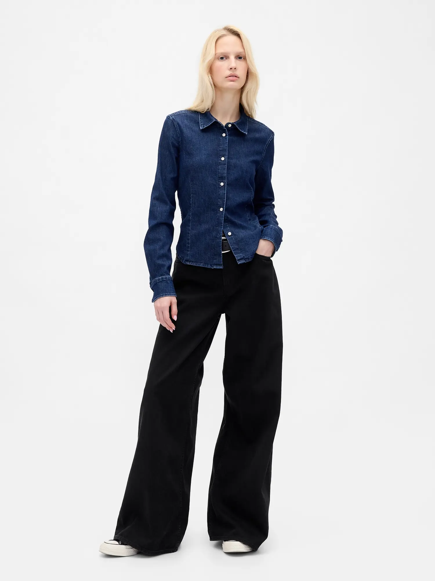 GAP dámské baggy džíny UltraSoft