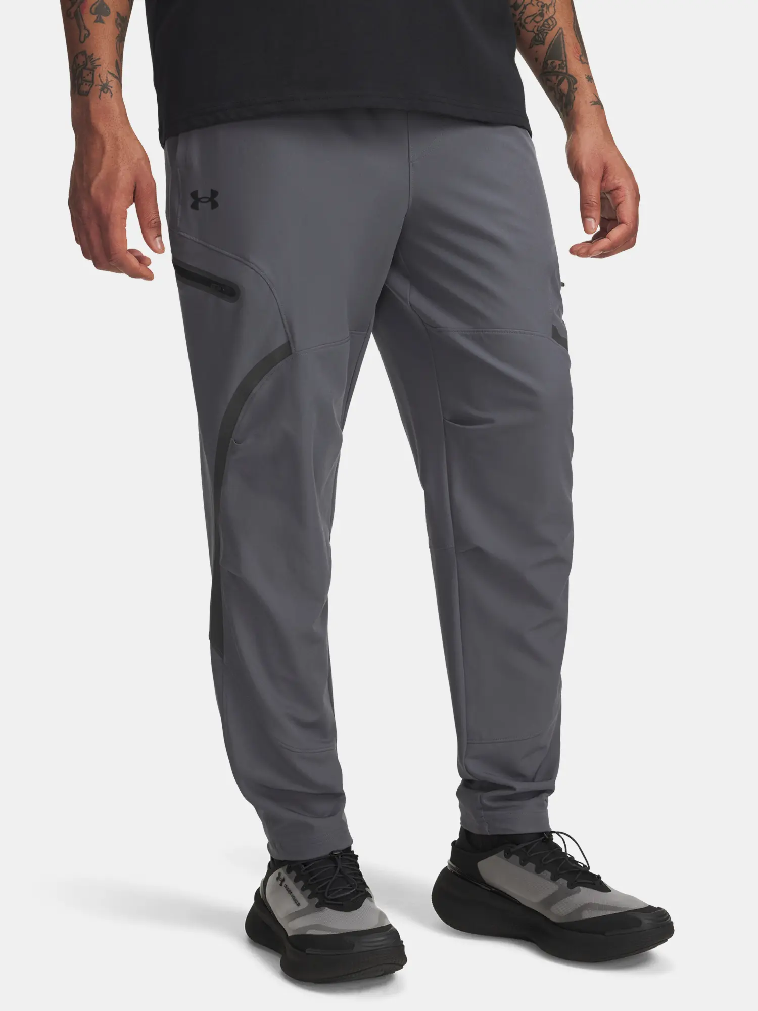 Pánské sportovní kalhoty Under Armour UA Unstoppable Cargo Pant-GRY - Pánské