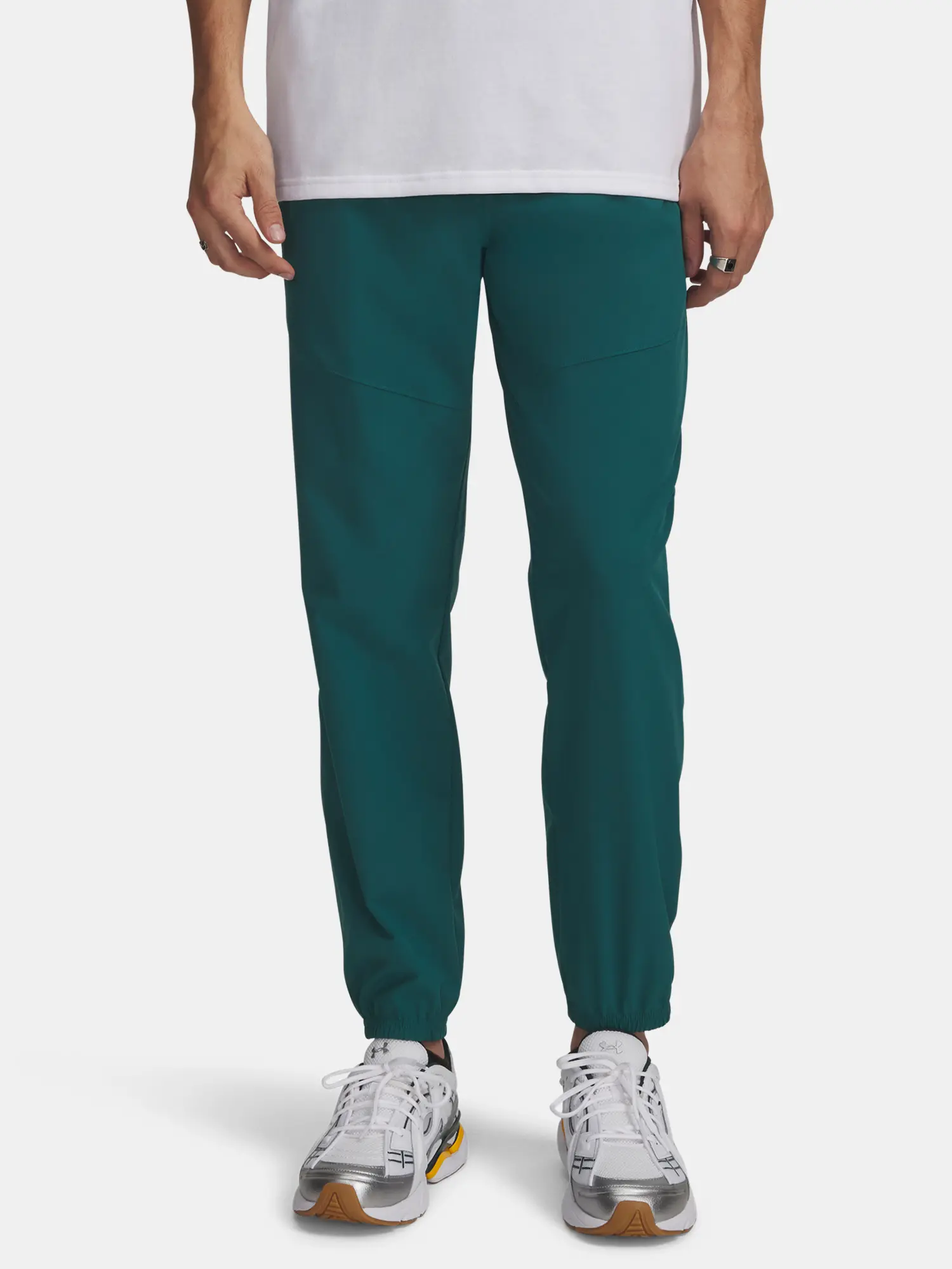 Pánské tepláky Under Armour UA Vibe Woven Jogger-GRN