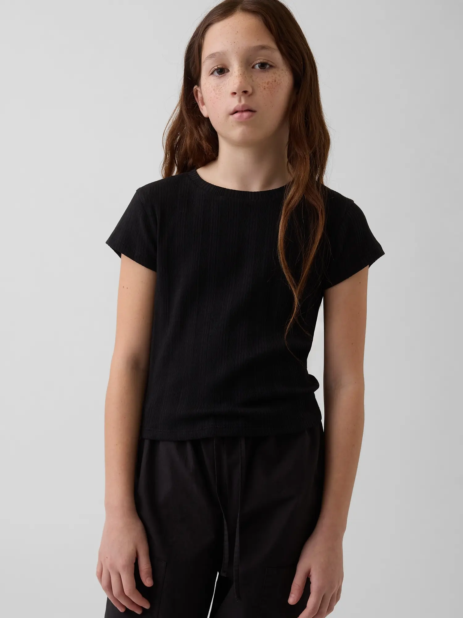 GAP dívčí žebrované tričko