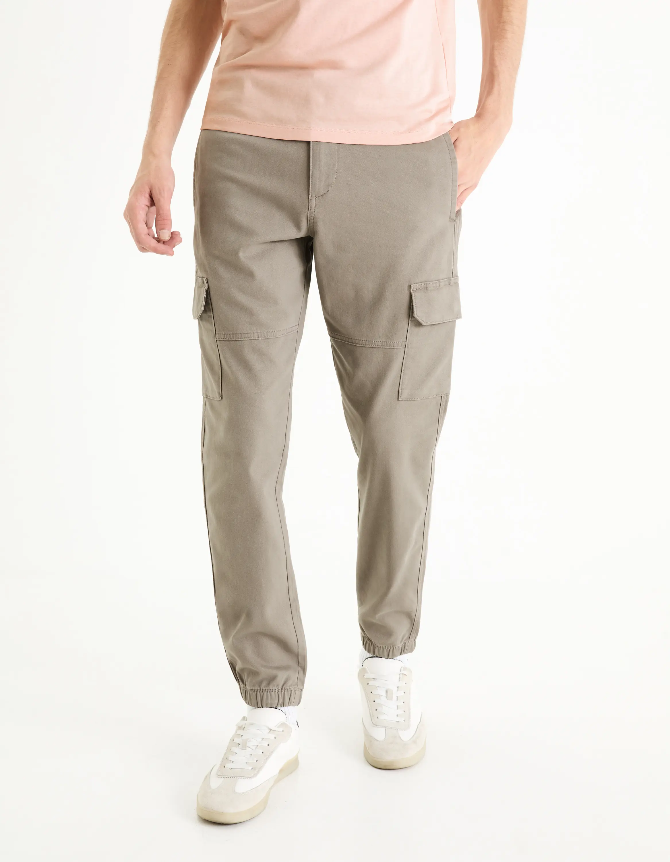 Celio Kalhoty slim cargo Dolyte - Pánské