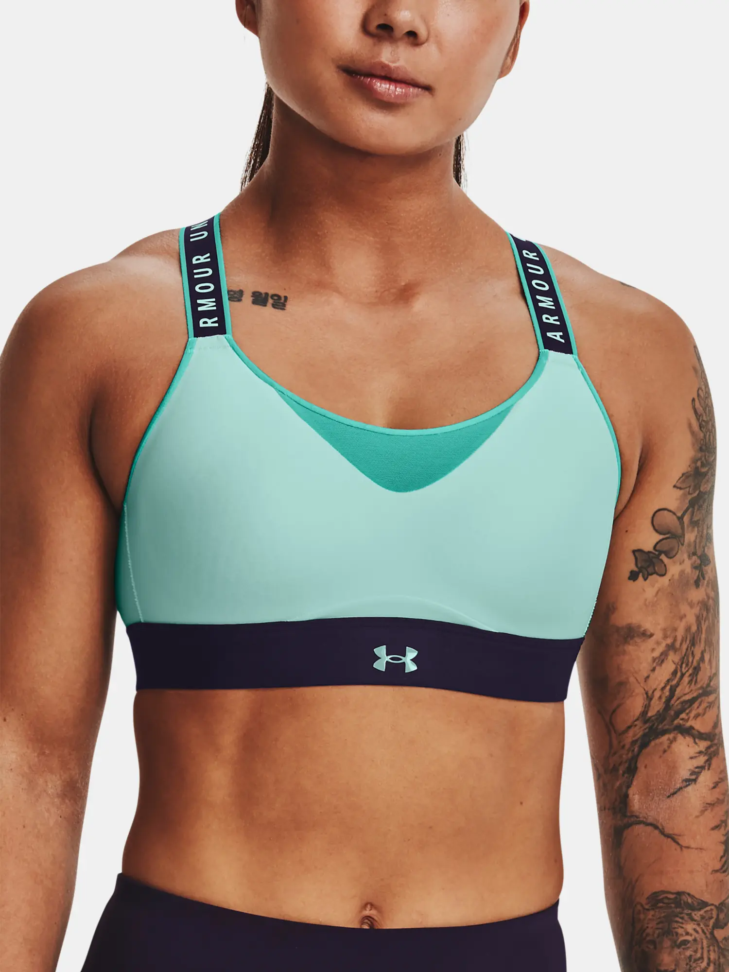 Under Armour Podprsenka UA Infinity High Bra Blockd-GRN - Dámské
