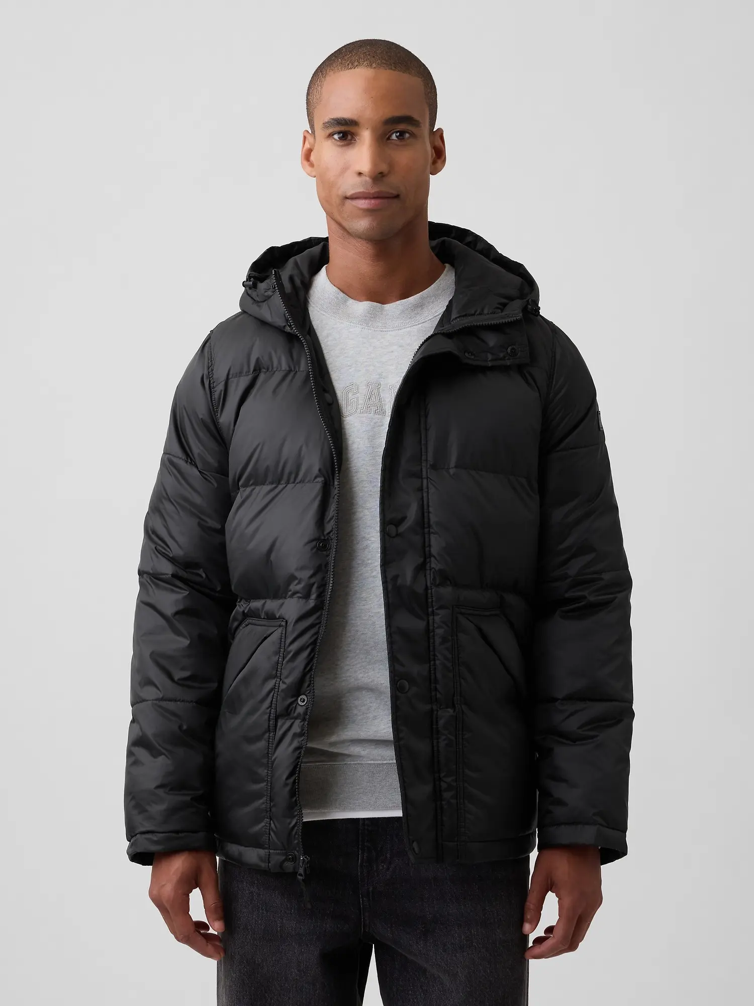 Oversize prošívaná zimní bunda GAP