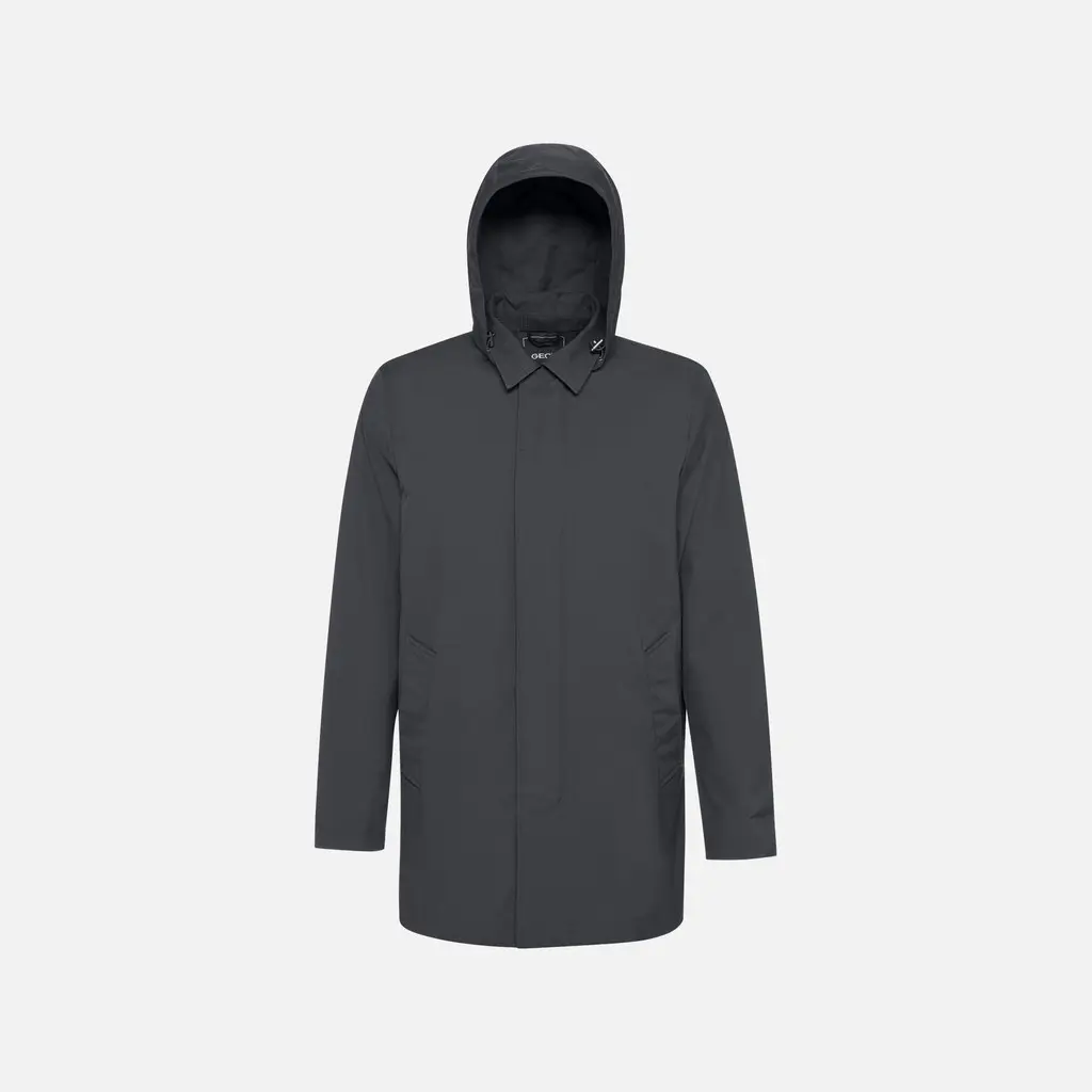 Šedá pánská parka Geox Jacopo