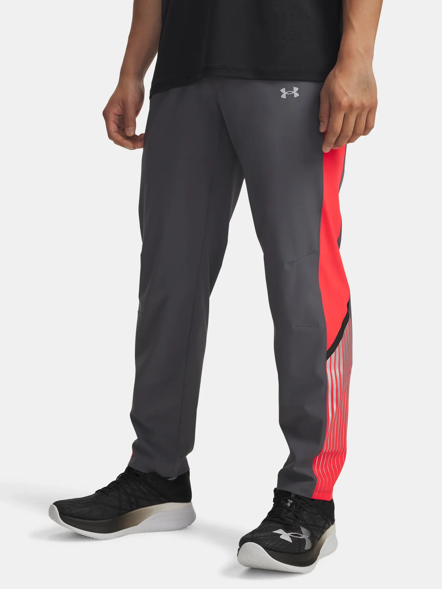 Pánské sportovní kalhoty Under Armour UA Velociti Storm Pant-GRY - Pánské