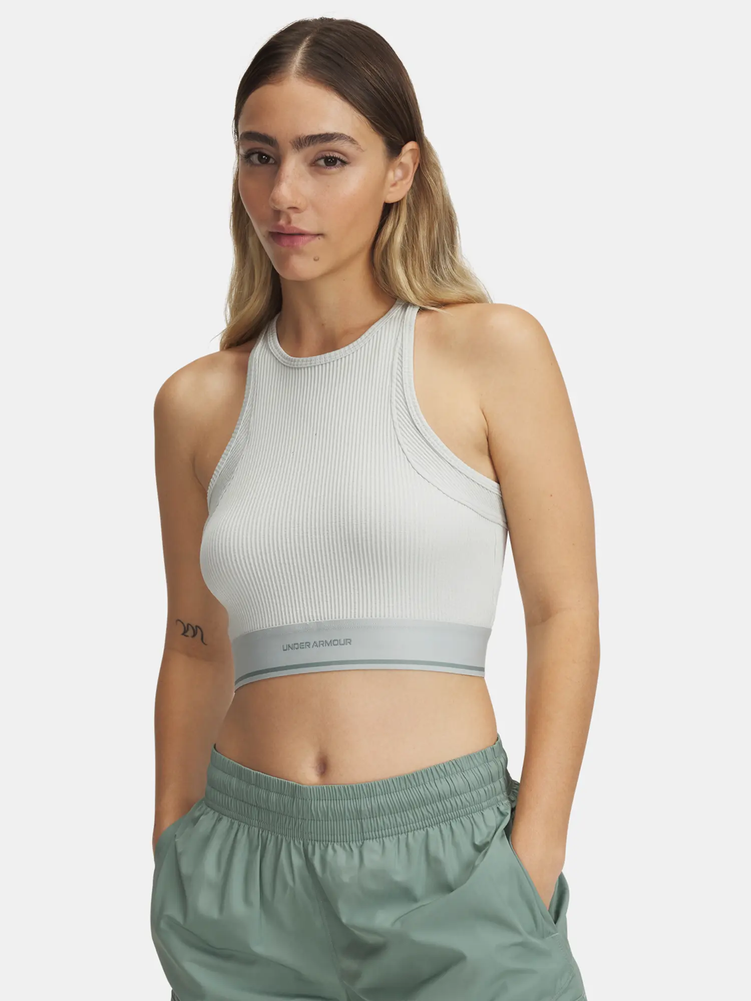 Dámské tílko Under Armour UA Meridian Rib Branded Tank - Dámské