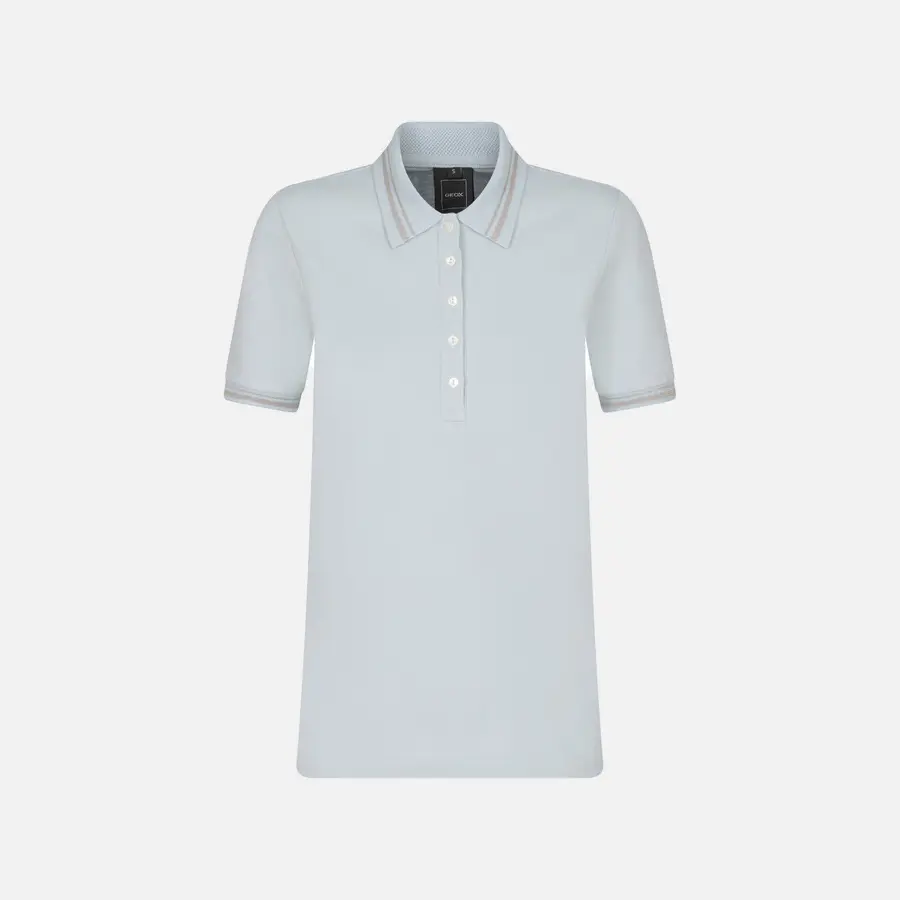 Světle modré dámské polo tričko Geox Polo - M