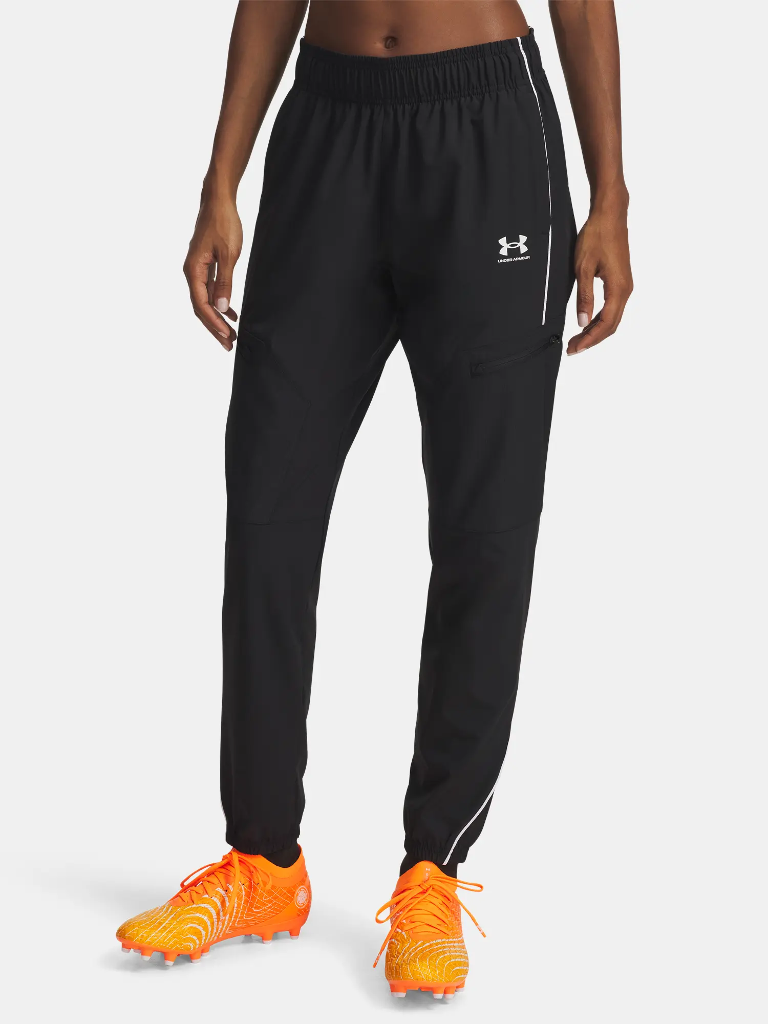 Dámské sportovní kalhoty Under Armour UA W Challenger Warmup Pants-BLK - Dámské
