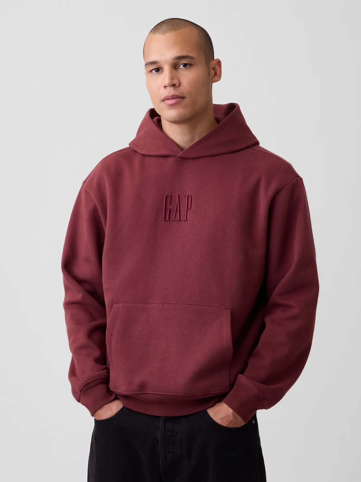 GAP Oversize pánská mikina s kapucí