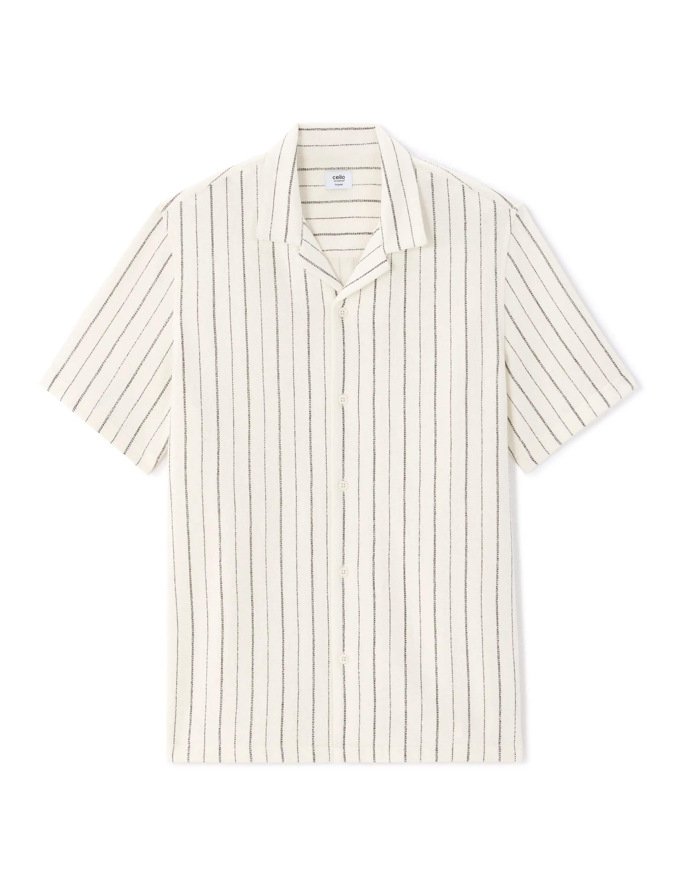 Celio Nastripe7 Košile s krátkým rukávem - pánská
