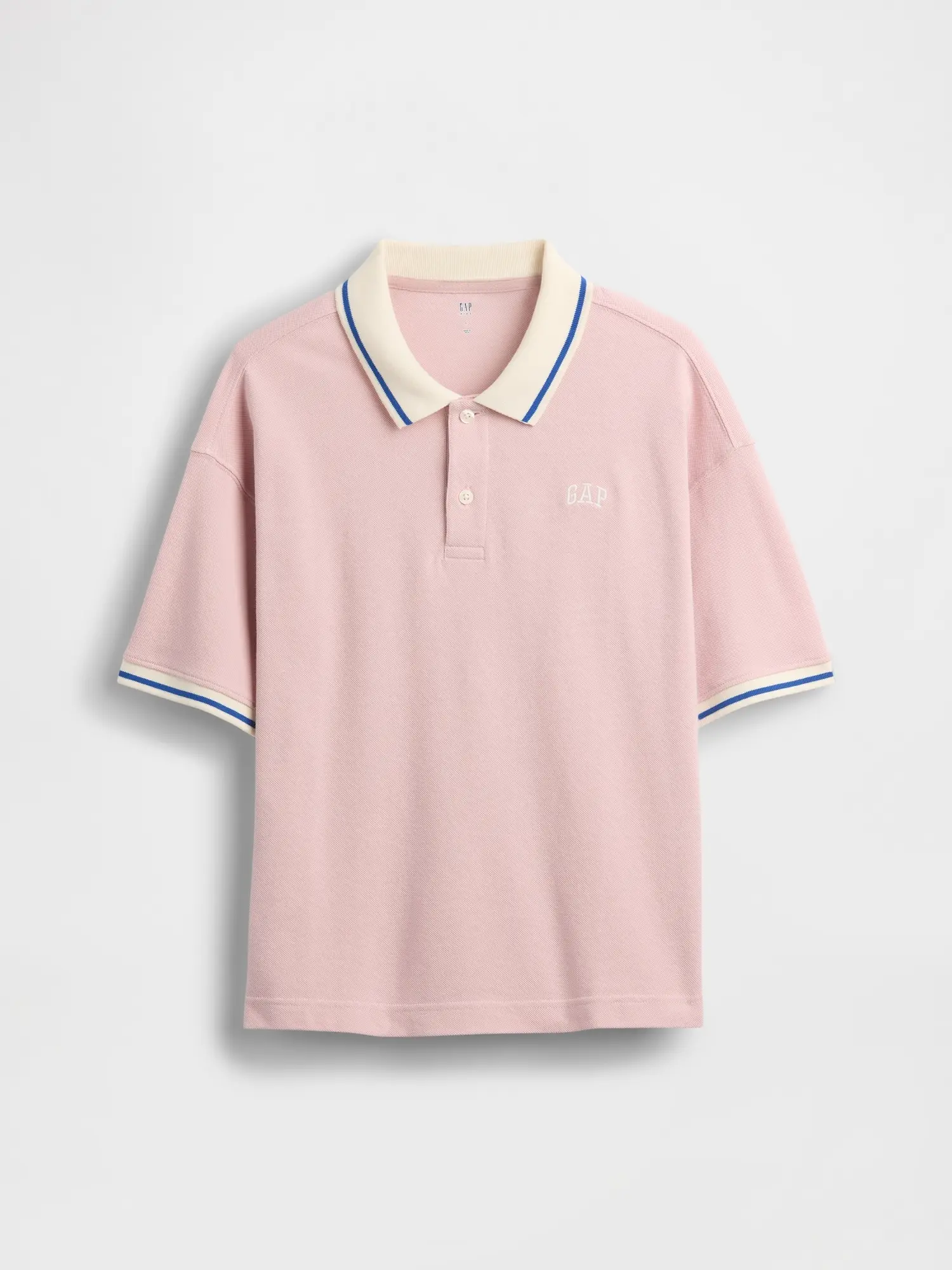 GAP Kids oversize polo triko s logem