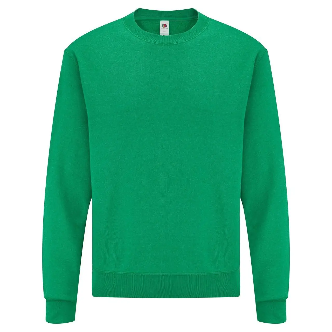 Green Men's Set-in Sweat Fruit of the Loom
