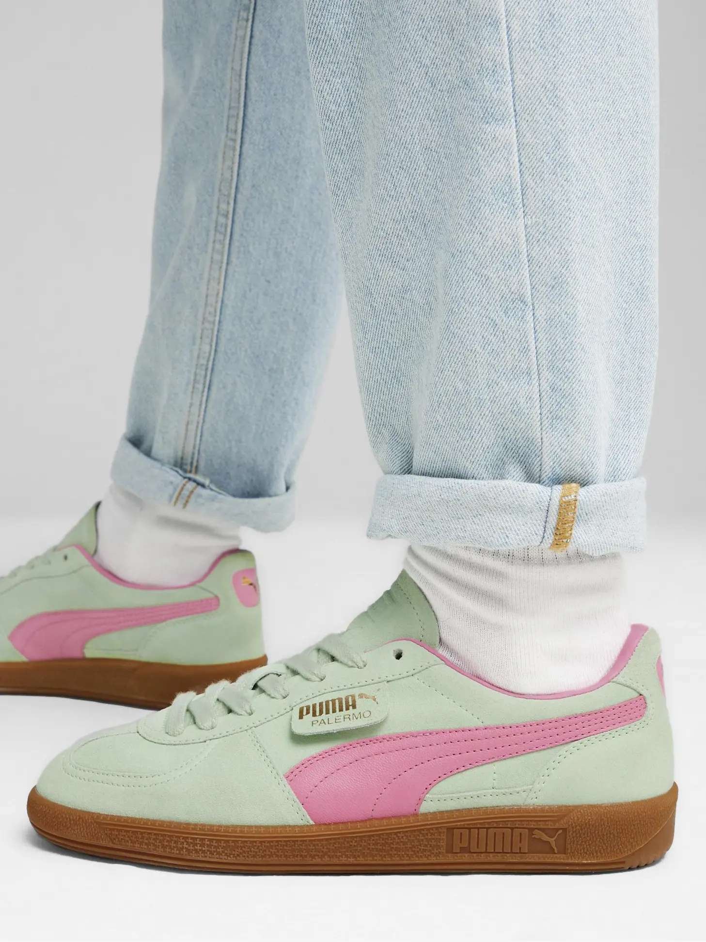 Tenisky - Puma Palermo Fresh Mint Zelená