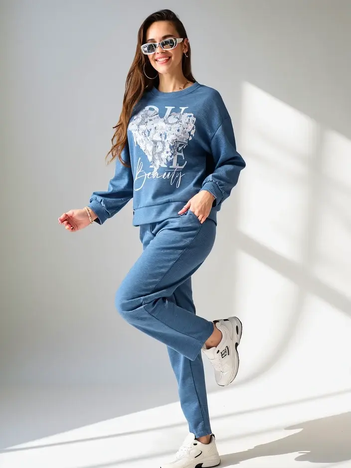 Resti Women's viscose set with print