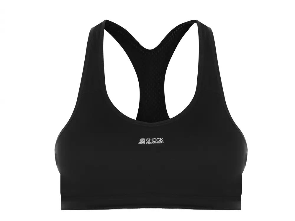 Sportovní podprsenka SHOCK ABSORBER ACTIVE CROP TOP Black Barva: Černá, Velikost: S