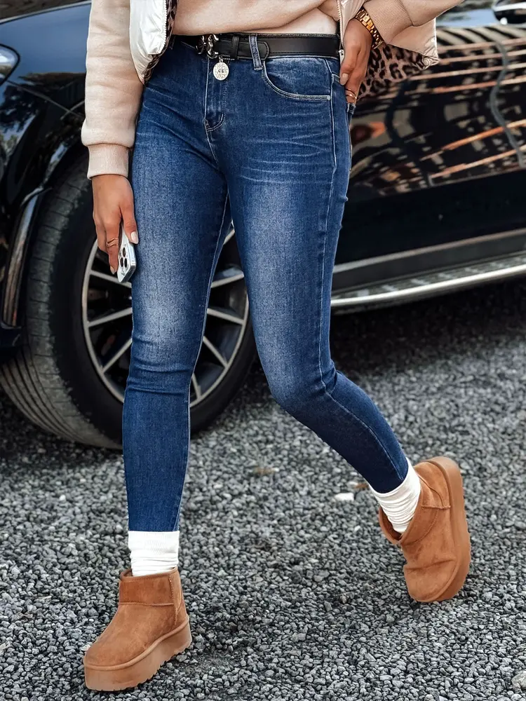 Dámské džíny JEANLIFE Dstreet UY2195 Barva: Modrá - světle, Velikost: