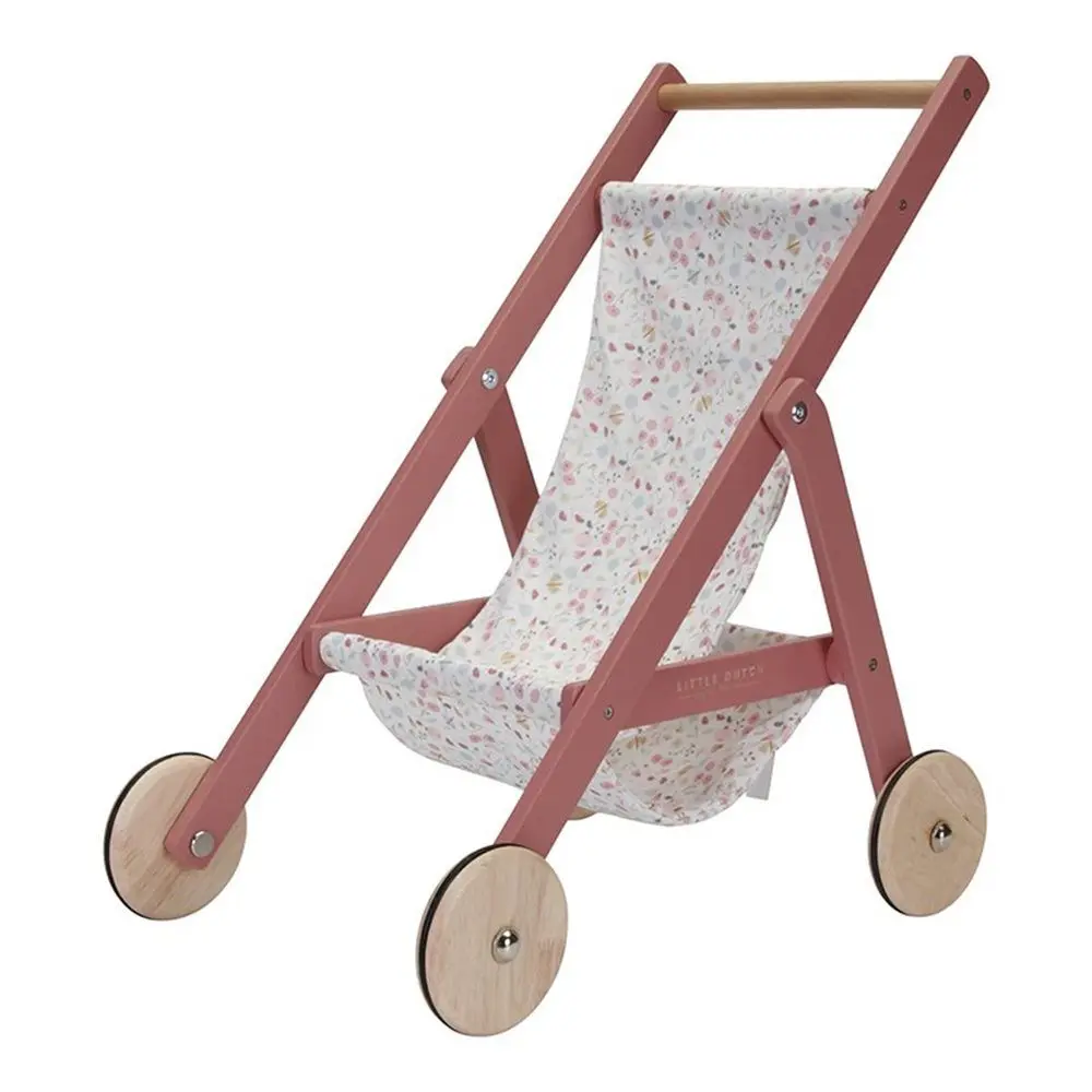 Little Dutch Kočárek pro panenky - květiny a motýli