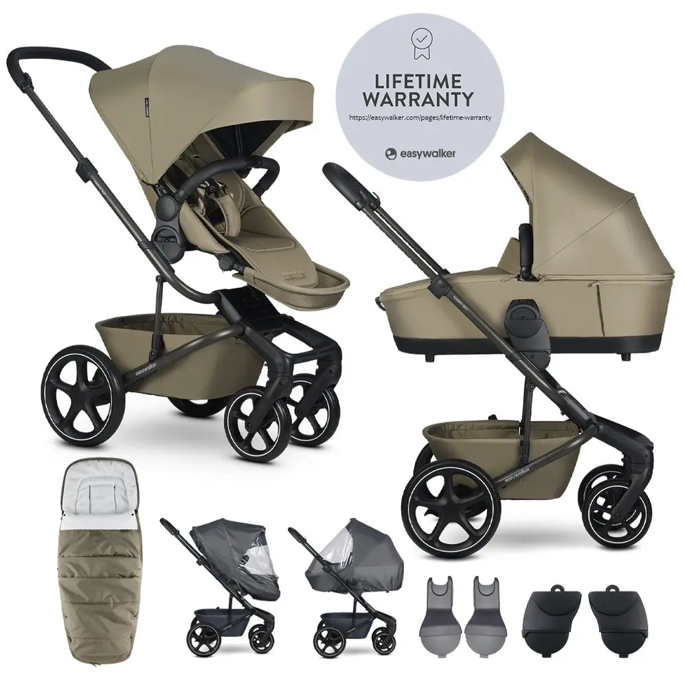 EASYWALKER Set XXL kočárek kombinovaný Harvey NXT s příslušenstvím Deep Blue - EASYWALKER Set XXL kočárek kombinovaný Harvey NXT s příslušenstvím Moss Green