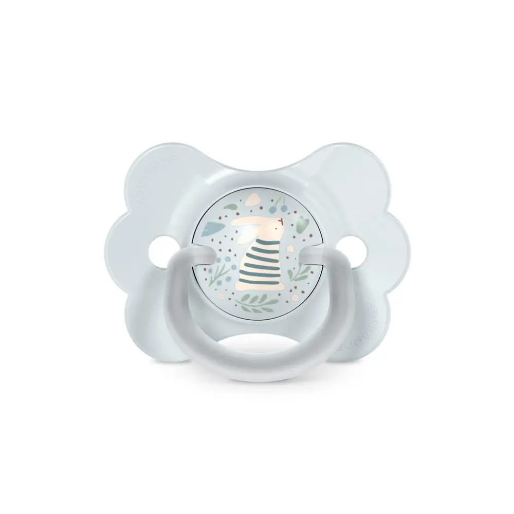 Suavinex Dudlík SX PRO fyziologický BUTTERFLY WONDERLAND NEW 0/6m - modrý králík