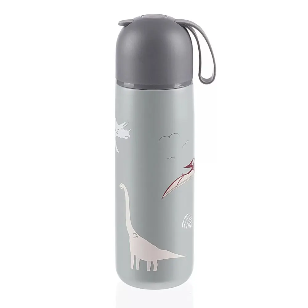 ZOPA Termoska na tekutiny se silikonovým držákem 400ml - Dino
