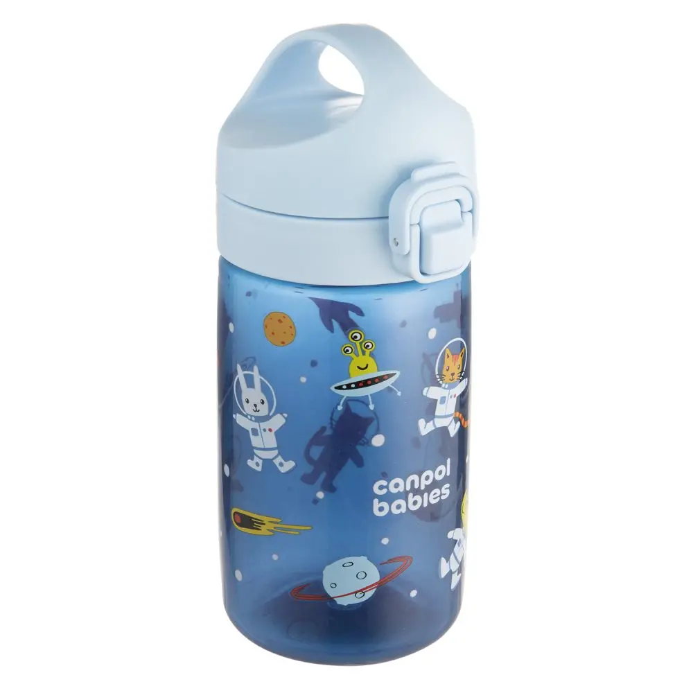 Canpol babies Lahev pro děti JUNIOR 400ml modrá