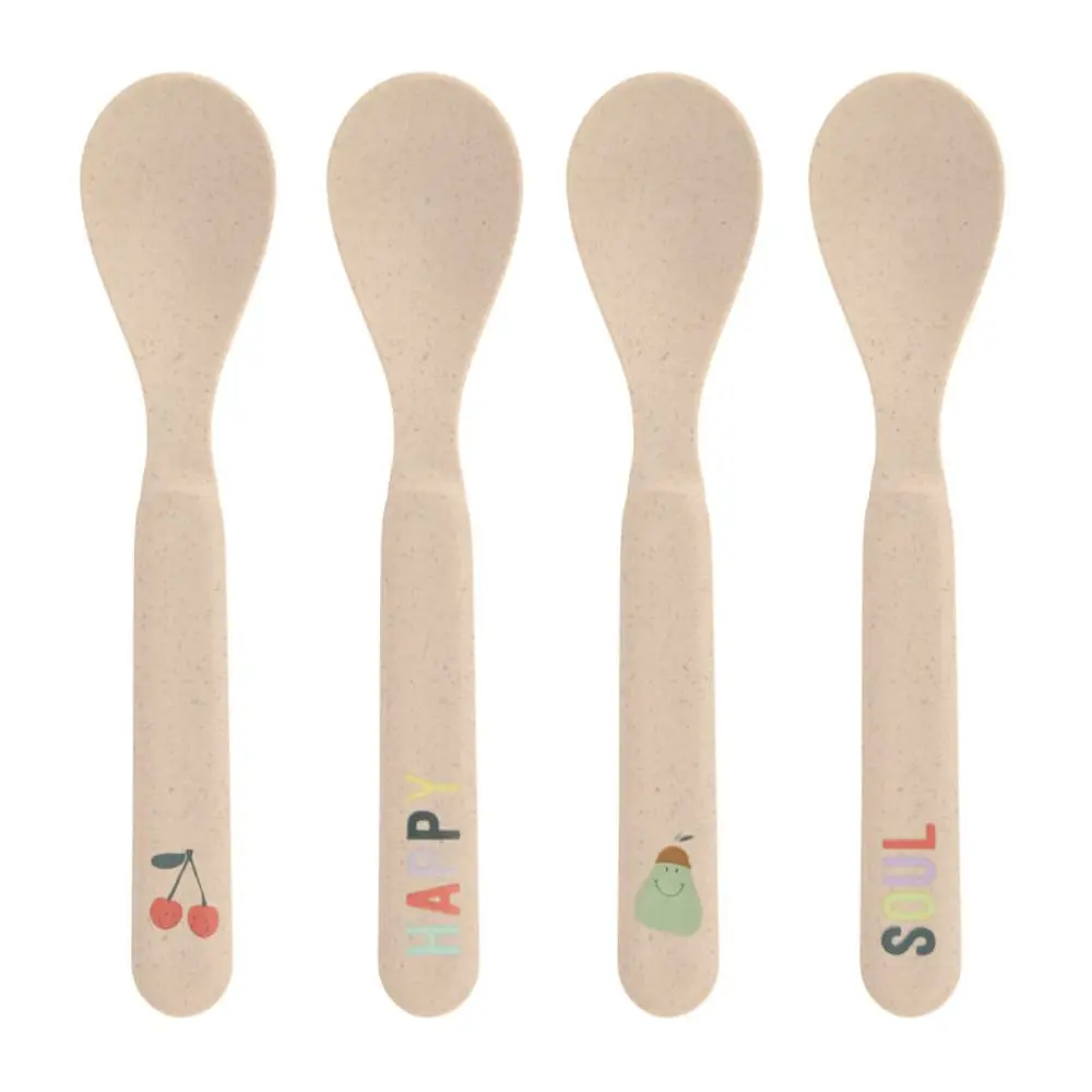 Dětské lžičky Lassig Spoon Set PP/Cellulose Happy Fruits cherry