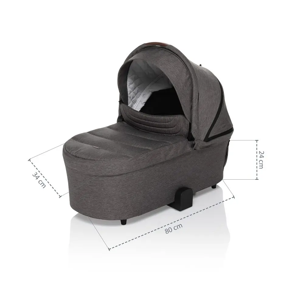 Hluboká korba k sportovnímu kočárku Move XL, Night Black/Brown
