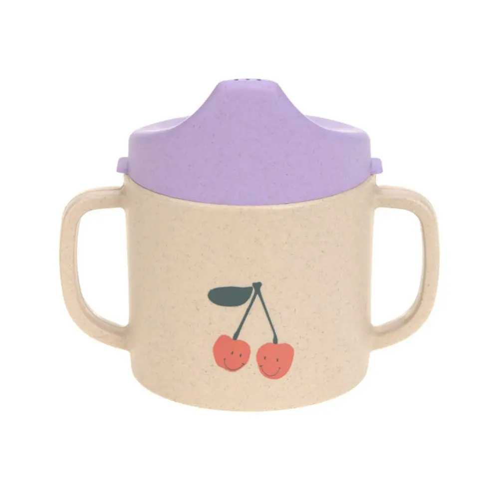 Lässig BABIES Sippy Cup PP/Cellulose Happy Fruits cherry