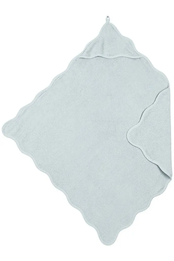 Meyco Osuška s kapucí Wavy - Grey blue