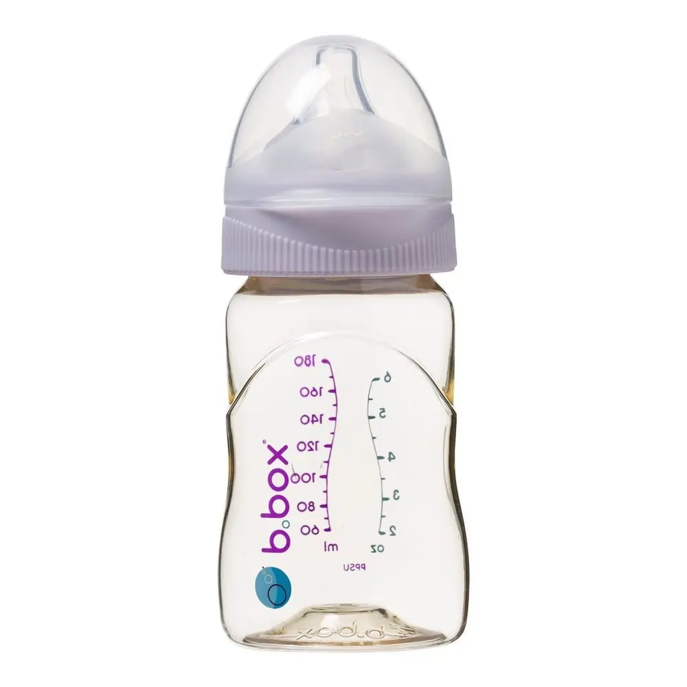 b.box Antikoliková kojenecká láhev 180 ml - růžová