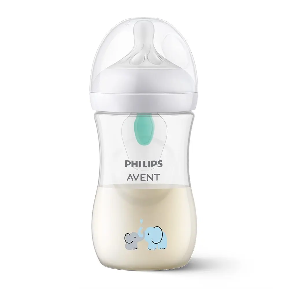 Avent Philips Láhev Natural Response s ventilem AirFree 260ml 1m+ slon