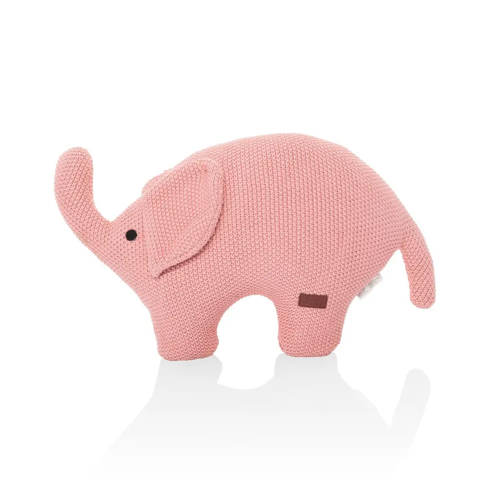 ZOPA Pletená hračka Slon - Pink