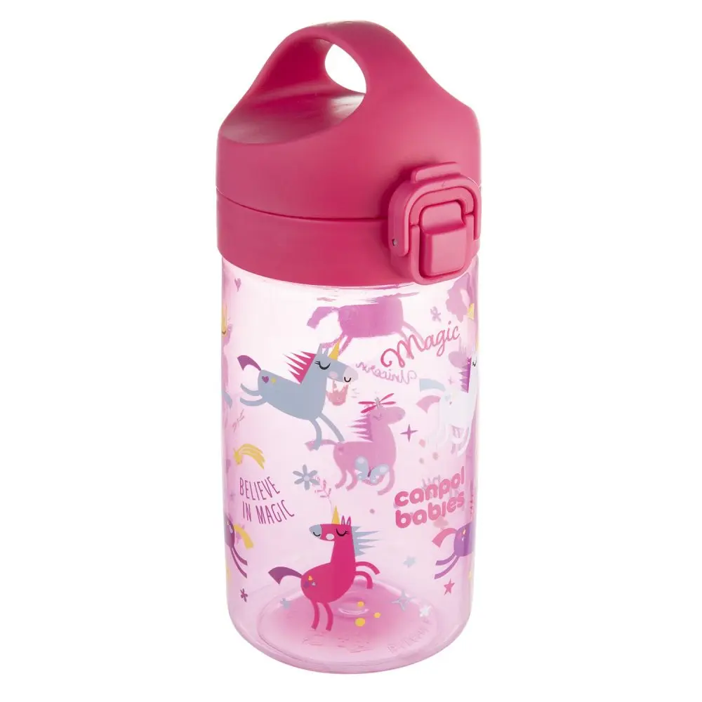 Canpol babies Lahev pro děti JUNIOR 400ml růžová