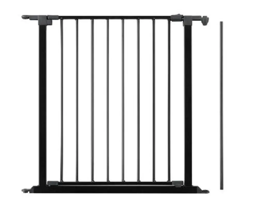 BabyDan Prodloužení prostorové zábrany Babydan s dvířky 72cm černé