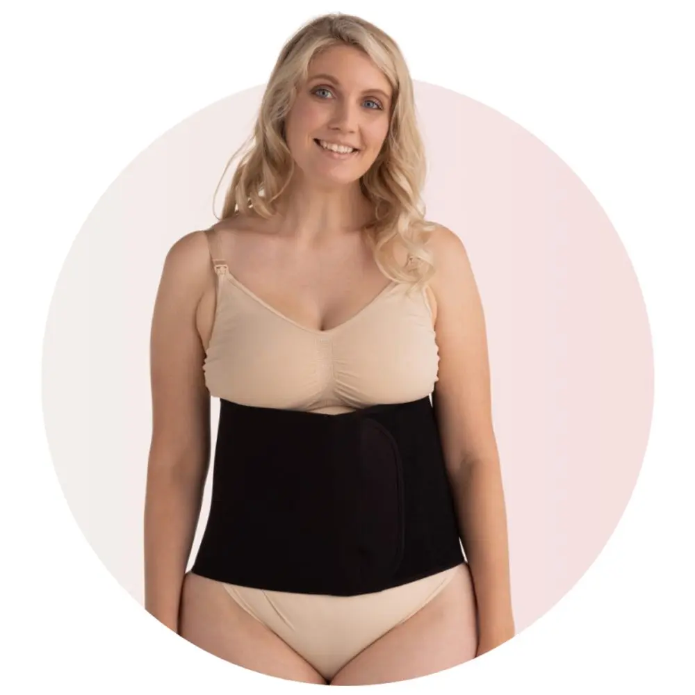 CARRIWELL Belly Binder organic - ČERNÝ -