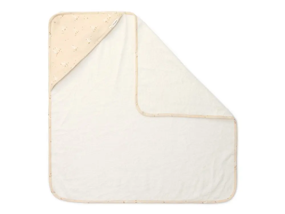 Little Dutch Osuška s kapucí 75x75 cm Husa Newborn Naturals