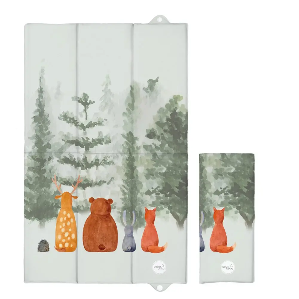CEBA BABY Podložka přebalovací cestovní (80x50) Basic Forest Companions