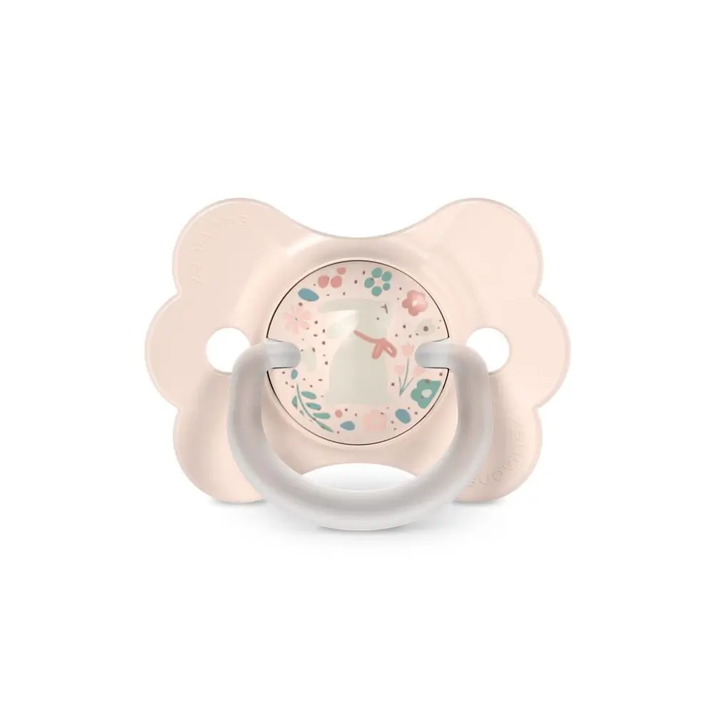 Suavinex Dudlík SX PRO fyziologický BUTTERFLY WONDERLAND NEW 0/6m - růžový králík
