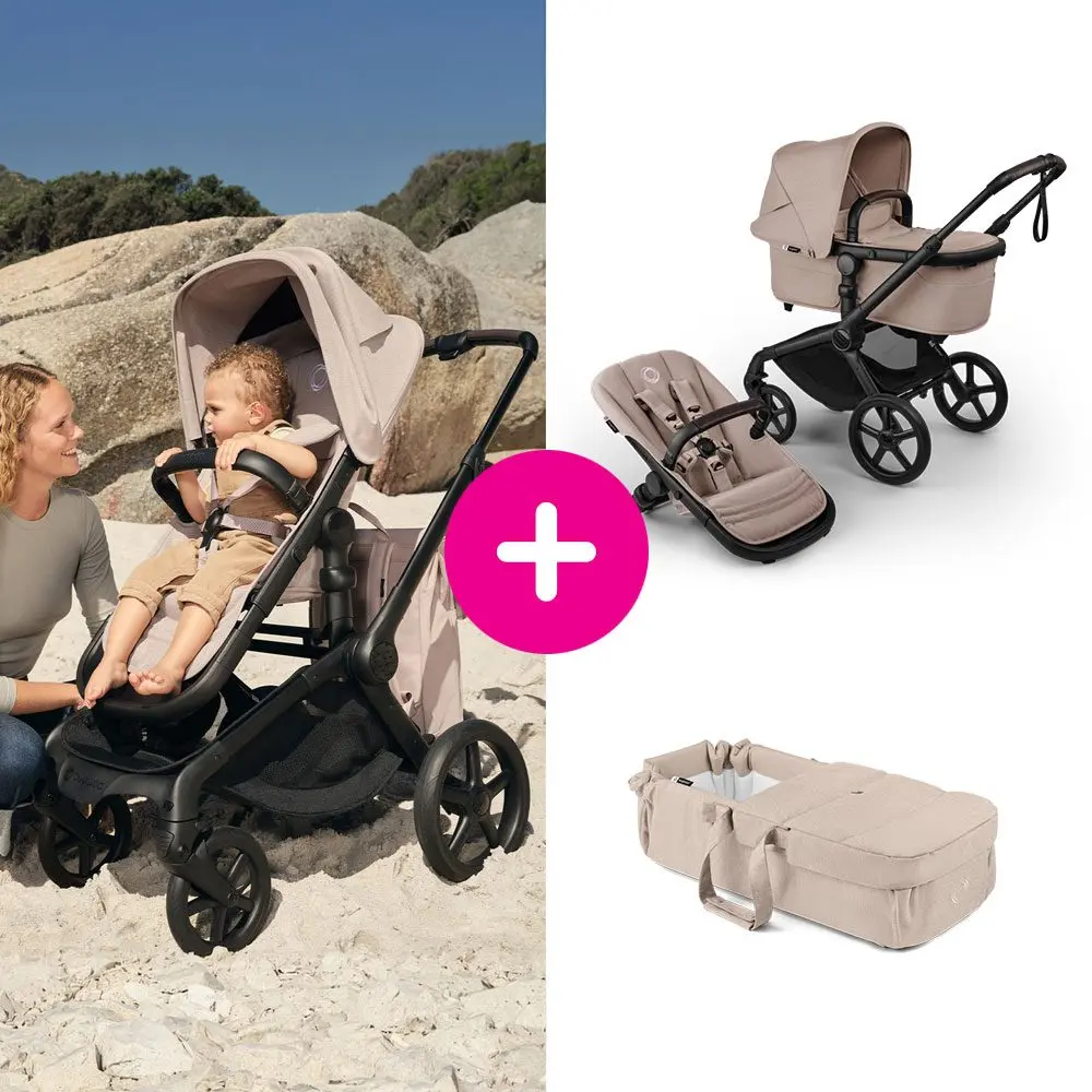 Bugaboo Fox 5 Renew - Black/Desert Taupe