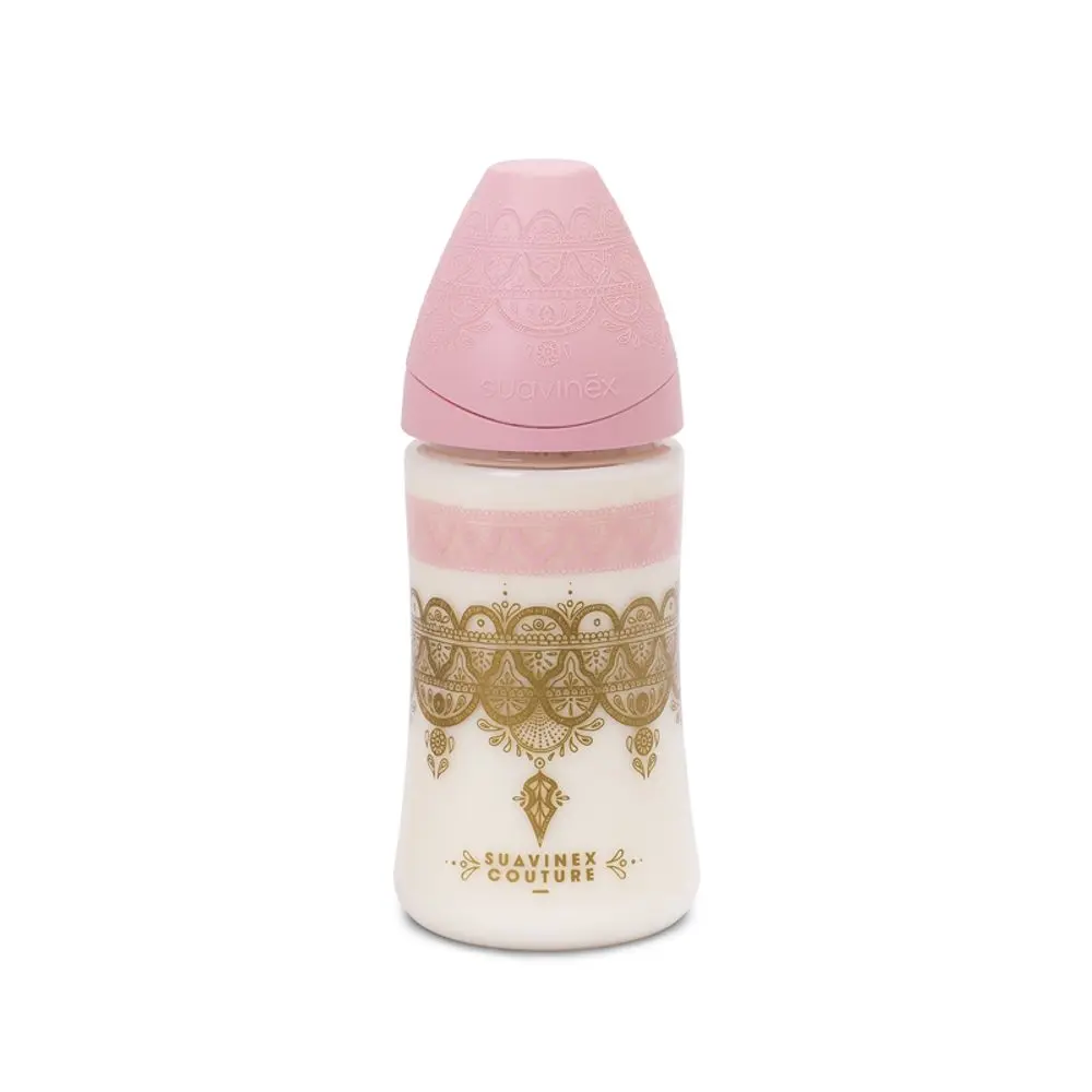 Suavinéx lahev Haute Couture silikon 270ml - RŮŽOVÁ