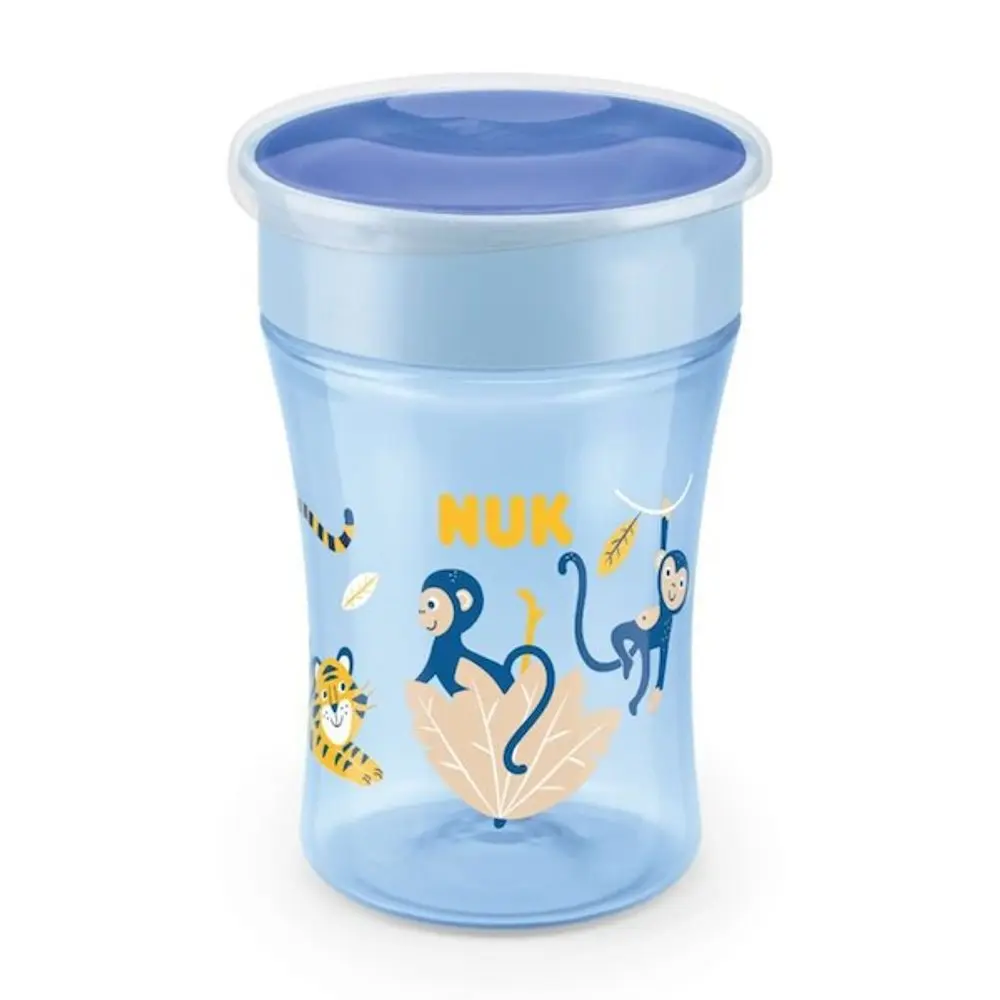 NUK Magic Cup s víčkem 230ml - modrá