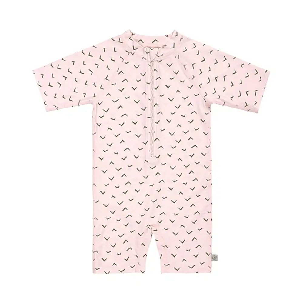 Lässig Splash Short Sleeve Sunsuit jags light pink -