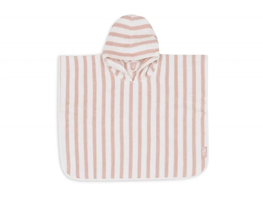 Jollein Osuška pončo Stripe Wild Rose
