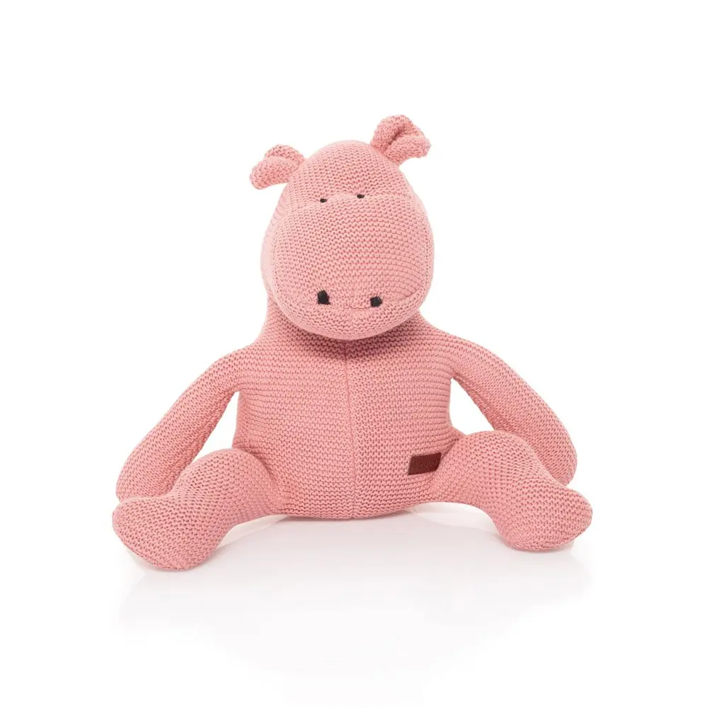ZOPA Pletená hračka Hroch - Pink