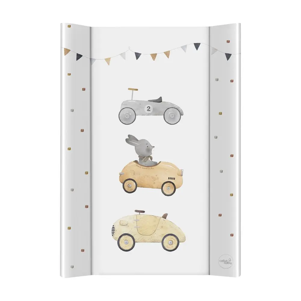 CEBA BABY Přebalovací podložka 2-hranná s pevnou deskou (50x70) Ultra Light Bunny Driver