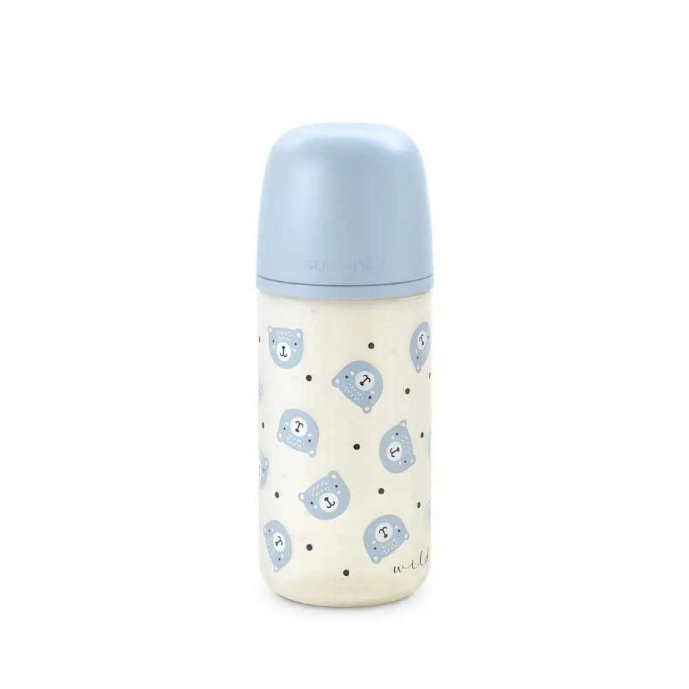 Suavinex Láhev sklo WILD & FREE 240 ml fyziologická SX PRO +0 SF -