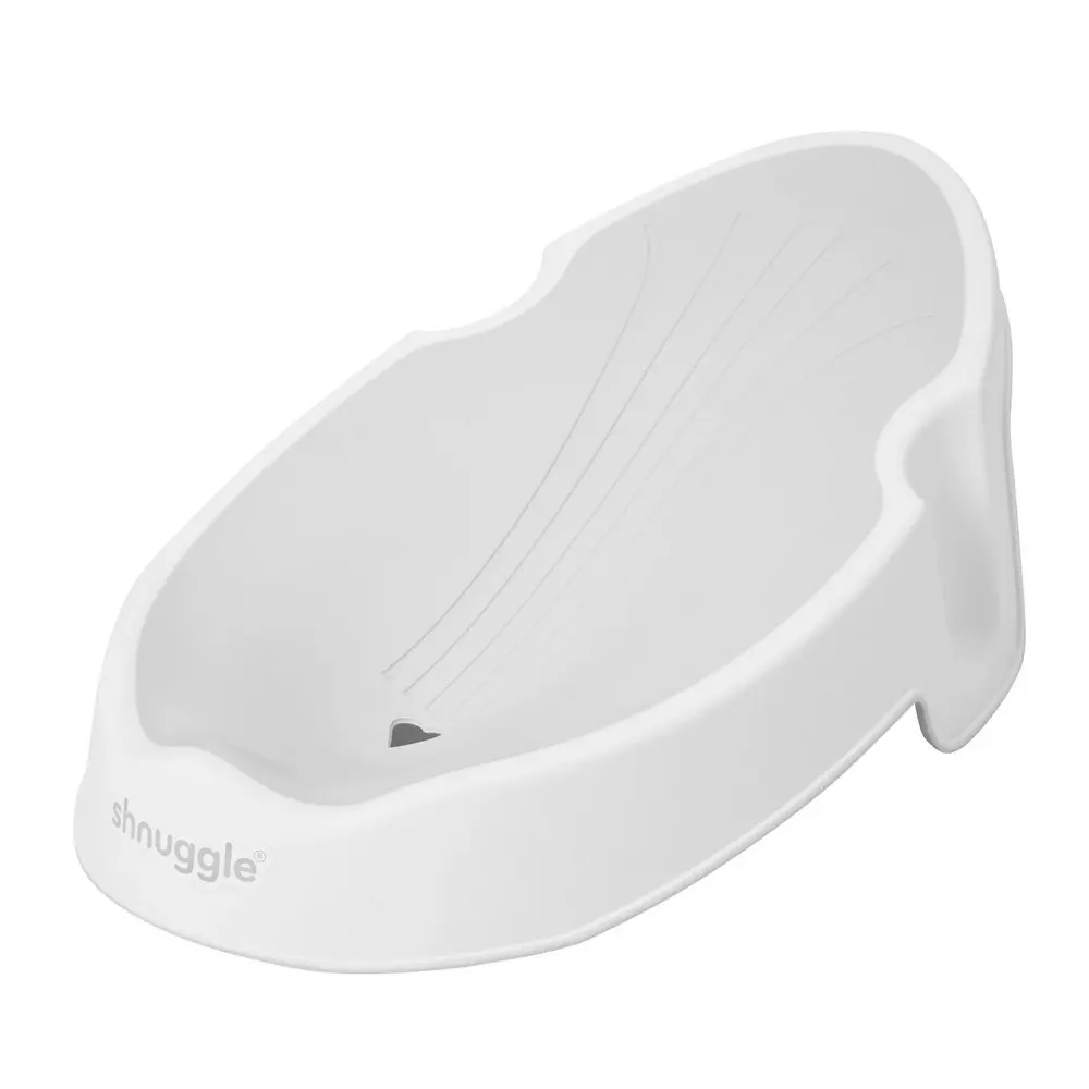 SHNUGGLE Lehátko do vany - White/Grey